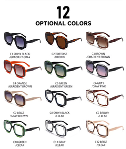2025 Steampunk <b>Sunglasses</b> Women Y2K Sun Glasses <b>Round</b> Sun Glasses Women Vintage Shades Fashion Punk Anti-blue Light Eyewear - Product Image 6
