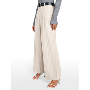 Pantalones de Vestir de Cintura Alta para Mujer, Diseño de Crepé, Pantalones Casuales para Mujer, OEM ODM - Product Image 4
