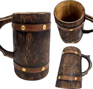 Fabrication de tasses en bois écologiques faites à la main, tasse à boire en bois naturel pour la maison, disponible - Product Image 6