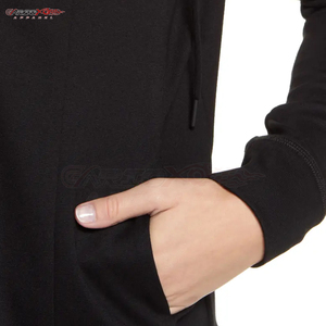 Gariox Apparel Breathable <b>Zip</b>-<b>Up</b> Hoodie for Women High Stretch Fabric Adjustable Hood Lined Design-Autumn/Winter HIGH STREET - Product Image 5