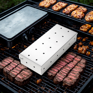 BBQA05 Fournitures de <span class=keywords><strong>barbecue</strong></span> d'extérieur pour viande fumée, Boîte de fumage carrée en acier inoxydable pour bacon, Générateur de fumée, Vente en gros transfrontalière - Product Image 5