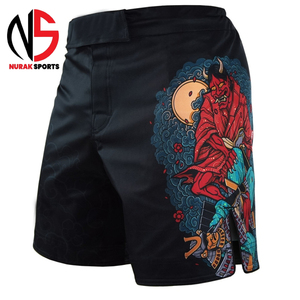 Fully Sublimated Adults Men's MMA <b>Shorts</b> Made With <b>Polyester</b> Adjustable Waist Martial Arts MMA Boxing <b>Shorts</b> with oem Service - Product Image 1