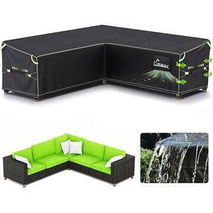 Copertura per Divano Sezionale da Esterno Resistente 90 Pollici, Impermeabile con Condotti di Ventilazione, Coperture per Mobili da Giardino e Patio - Product Image 1