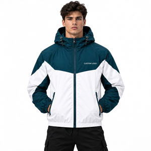 Veste coupe-vent personnalisée légère et écologique en tissu polyester et coton, streetwear, logo personnalisé, mode urbaine - Product Image 2
