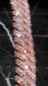 Custom Lab Grown Clasp Cuban Chain 925 Silver 22mm Extra Heavy 320g Iced Out Link <b>Necklace</b> 130ct Jewelry Wholesale B2B Factory - Product Image 3