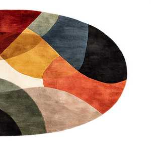 Luxury Modern Floral High Pile Handmade <b>Hand</b> <b>Tufted</b> Wool/Cotton Carpet High Quality Living Room Bedroom Area <b>Rug</b> - Product Image 5