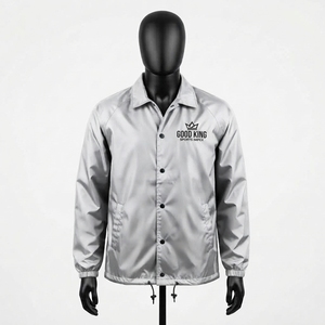 Chaqueta Deportiva para Hombre, Talla Grande, con Logotipo Personalizado, Transpirable, Cuello Camisero, Cierre de Botones, Estilo Casual - Product Image 5
