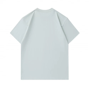 เสื้อยืดคอกลมแขนสั้นทรงปกติสำหรับผู้ชาย คุณภาพสูง เนื้อผ้าคอตตอน 100% หนานุ่ม ทอแบบเรียบง่าย สไตล์ลำลอง เป็นมิตรกับสิ่งแวดล้อม - Product Image 3