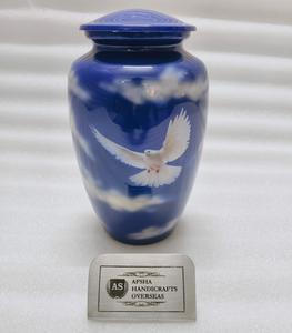 Urne funéraire commémorative pour cendres avec photo de pigeon, pour adulte, style américain/européen - Product Image 1