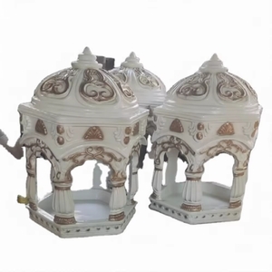 Diseño de Escenario para Mandap de Boda con Fibra, Configuración de Mandir para Banquete Indio, Kit de Soporte de Panel para Decoración de Eventos Personalizado - Product Image 2