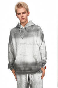 450g Custom Blank Dirty Acid Wash Hoodie High Street Wash Old Super Hoodie Stone Wash Retro Sudaderas con capucha para hombres - Product Image 2