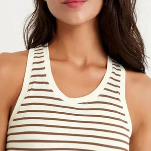 Nouveaux débardeurs de yoga pour femmes, respirants, à motif uni, avec logo personnalisable, prix abordable - Product Image 5