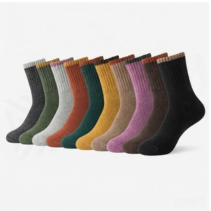 Crew <b>Socks</b> Geometric Pattern Blue Breathable <b>Running</b> <b>Socks</b> for Adults Spring Season - Product Image 3