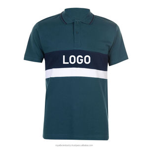 Media manga para hombre para camiseta de polo Jersey de algodón de punto pesado con patrón impreso Ropa nueva - Product Image 1