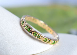 Beautiful Vintage Style Gold Plated Red Color Diamond Gemstone 925 Sterling <b>Silver</b> Adjustable Eternity Natural Fine Jewelry <b>Ring</b> - Product Image 5