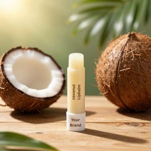 Bálsamo Labial de Manteca de Coco de 10 ml de Marca Privada, Vegano, Hidratante, Cuidado Labial, Humectante para Labios Rosados, Orgánico, con Vitamina C y Péptidos - Product Image 4
