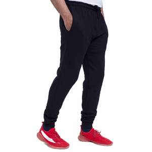 High Quality Men's 100% Cotton Straight Casual <b>Trouser</b> <b>Elastic</b> <b>Waist</b> Breathable Eco-Friendly Quick Dry Autumn Midweight Knitted - Product Image 2