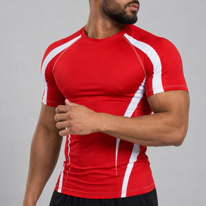 Nouveauté : Rashguard pour homme de haute qualité, imprimé sur mesure, à manches courtes, disponible dans toutes les tailles - Product Image 1