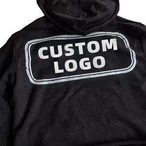 Sweat-shirt personnalisé pour femme, décontracté, hiver, coupe ample, avec poches, confortable, extensible, chaud, tendance, style streetwear, 100% coton, séchage rapide - Product Image 2