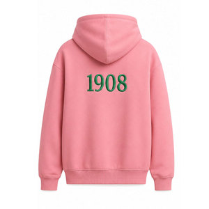Sudadera con Capucha AKA Rosa y Verde de la Hermandad Alpha Kappa Alpha, Ropa Moderna con Diseño Griego - Product Image 3