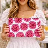 Pochette portable à chaîne brodée florale, sac à main perlé fait main, personnalisé pour mariage, soirée, fête de luxe, créateur, automne, mode quotidienne