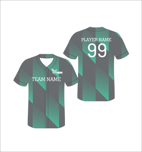 เสื้อเบสบอลแบบกำหนดเอง คอวี โพลีเอสเตอร์ ซับลิเมชั่น ชุดทีม ระบายเหงื่อ เสื้อกีฬา ผู้ผลิต OEM - Product Image 1
