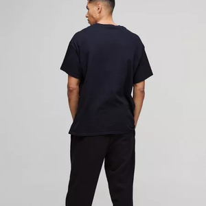 T-shirt pour homme de haute qualité 100% coton, vente en gros, manches courtes, classique, grande taille, respirant, t-shirt classique pour homme - Product Image 3