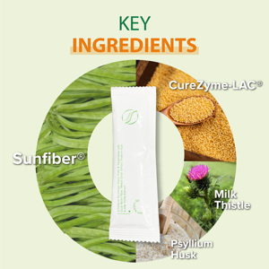 Supplément à base de plantes en fibres enzymatiques microbiome Boisson botanique Adultes Nutrition équilibrée Poudre de désintoxication du foie intestin Dosage optimal - Product Image 6