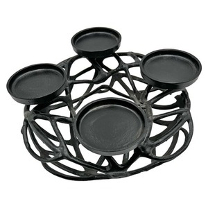 Support de bougie à 4 supports, décoration de maison durable - Product Image 5