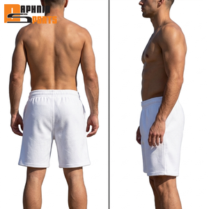 Shorts de sport en coton pour homme, imprimés, style streetwear, avec cordon de serrage, coupe ample, pour l'été - Product Image 2