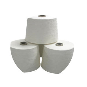 Fil à coton 100% de qualité d'exportation, filé à l'anneau, antibactérien, écologique, doux, respirant, durable, pour le tricot et le tissage, fil brut fin - Product Image 2