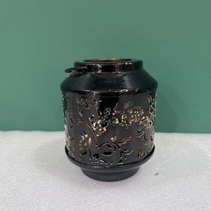 Decorative Candle Holder Hollow Carved Jar <b>Tea</b> <b>Light</b> <b>Lantern</b> for Home Wedding Ramadan Decor - Product Image 4