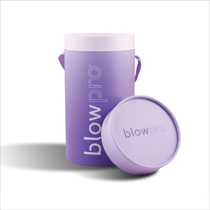 Purple Customized Paper Tube with Ribbon Handle - Product Image 2