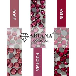 Piedras de Cristal Rosa Fucsia Rubí para la Fabricación de Joyas y Accesorios de Moda, Cristales de Vidrio de Primera Calidad, Cristales de Imitación Rosa Fucsia Rubí - Product Image 2