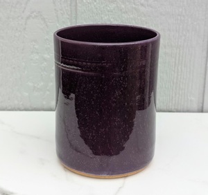 Porcelain <b>Utensil</b> <b>Holder</b> Gloss Fired Finish High Density Chip Resistant Wide Mouth Stable <b>Kitchen</b> Counter Storage Organizer - Product Image 4