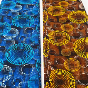 Tela de Algodón Ankara con Estampado Africano Personalizado de Alta Calidad de Adís Abeba, con Patrones Vibrantes para Ropa y Moda - Product Image 1