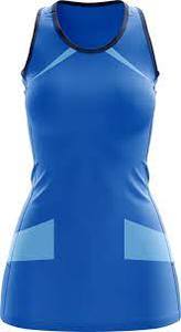 Tenues de sport athlétiques personnalisées de haute qualité pour femmes : Robe de hockey sur gazon, tennis, netball avec fermeture Eclipse Hook Loop et débardeur pour femmes - Product Image 4