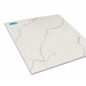 Carreaux de sol en céramique 60x60 cm, aspect marbre, modernes, durables, de qualité supérieure, pour villa, salon, cuisine, bureau - Product Image 3