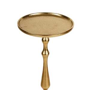 Mesa Consola con Pedestal de la Colección Imperial Metal, 57 cm, Diseño Tradicional para Entrada o Sala de Estar - Product Image 3