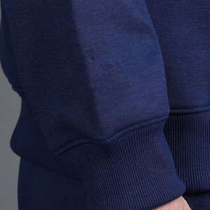 Style populaire, streetwear pour hommes, sweats à capuche unis, logo personnalisé, manches longues, 100% coton molletonné, cordon de serrage, poches latérales, vêtements d'hiver - Product Image 5