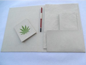 Papel Reciclado Totalmente Libre de Madera y Ácido, Carpeta A4 Color Marfil, Papel de 70 GSM Hecho con 100% Fibra de Cáñamo, Juego de Papelería - Product Image 2