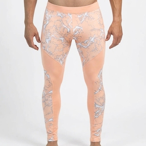 Custom Logo <b>Mens</b> Solid Spandex Yoga Leggings High Waist Full-Length Gym Fitness Sportswear Running <b>Compression</b> <b>Tights</b> Quick Dry - Product Image 5