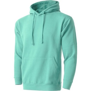 Sweat-shirt à capuche en polaire surdimensionné pour homme, motif uni, hiver, avec logo brodé - Product Image 3