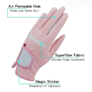 Premium Quality Leather Golf <b>Gloves</b> For <b>Men</b> Breathable Fabric Custom Logo For Sports Customized <b>Sheepskin</b> Leather Golf <b>Gloves</b> - Product Image 6