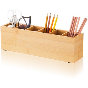 Bamboo <b>Pen</b> <b>Holder</b> Organizer Wholesale | Artisanal Desk Storage | Moradabad - Product Image 2