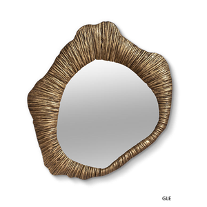 Mirror with Faceted Frame for Living or Dining Room and home Decor Purpose Use Available - Product Image 3