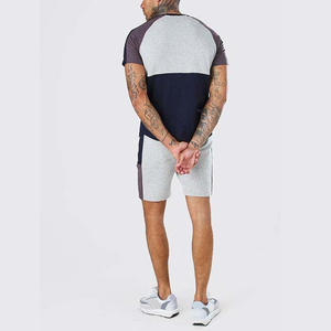 Conjunto de Verano de Dos Piezas con Logotipo Personalizado, Camiseta y Pantalones Cortos Transpirables para Hombre, Diseño Nuevo en Oferta - Product Image 3