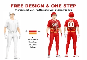 Uniforme de baseball personnalisé avec logo, meilleure qualité, impression sérigraphique, tissu respirant, impression en relief, uniforme de baseball très vendu - Product Image 2