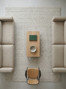 Handmade Tibetan Wool <b>Rug</b> Modern Beige Textured Carpet Luxury Minimalist Area <b>Rug</b> for Wholesale - Product Image 3