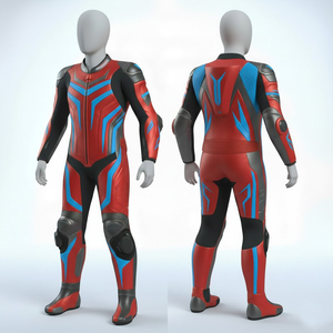 Traje de carreras de karts para niños, a prueba de viento, talla grande, unisex, de cuero genuino, chaquetas de motocicleta - Product Image 2